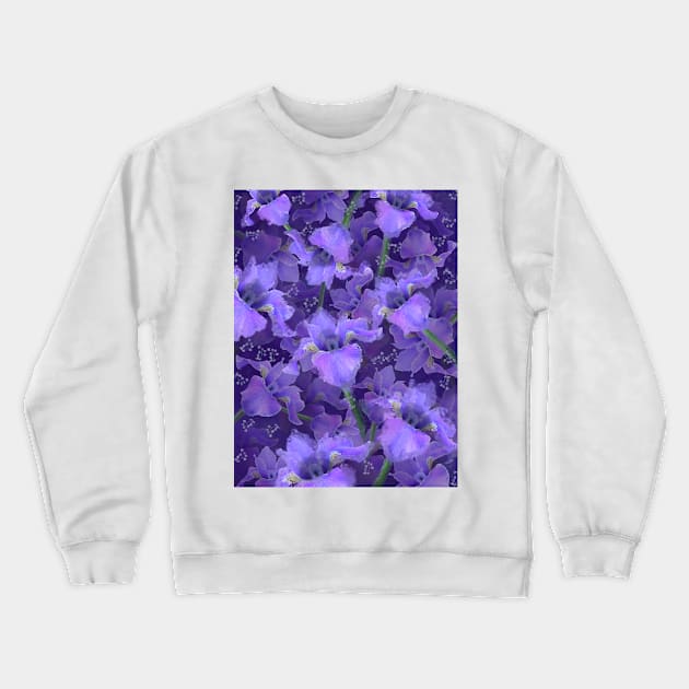 Iris Crewneck Sweatshirt by ArtKsenia